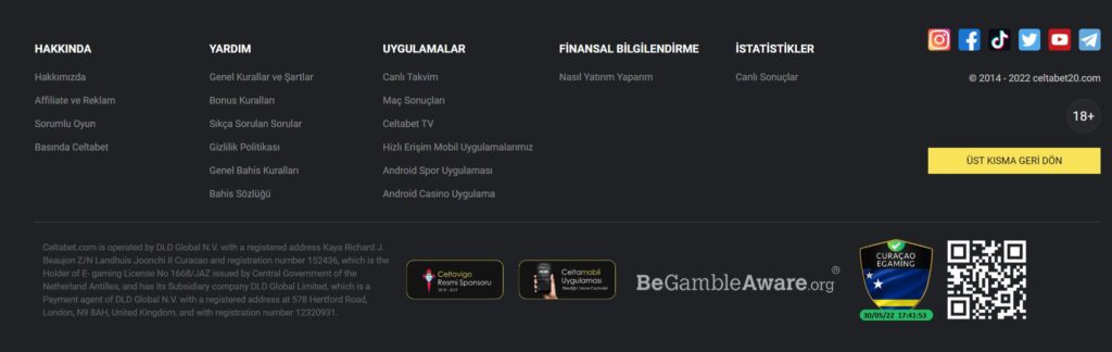 celtabet firma bilgileri